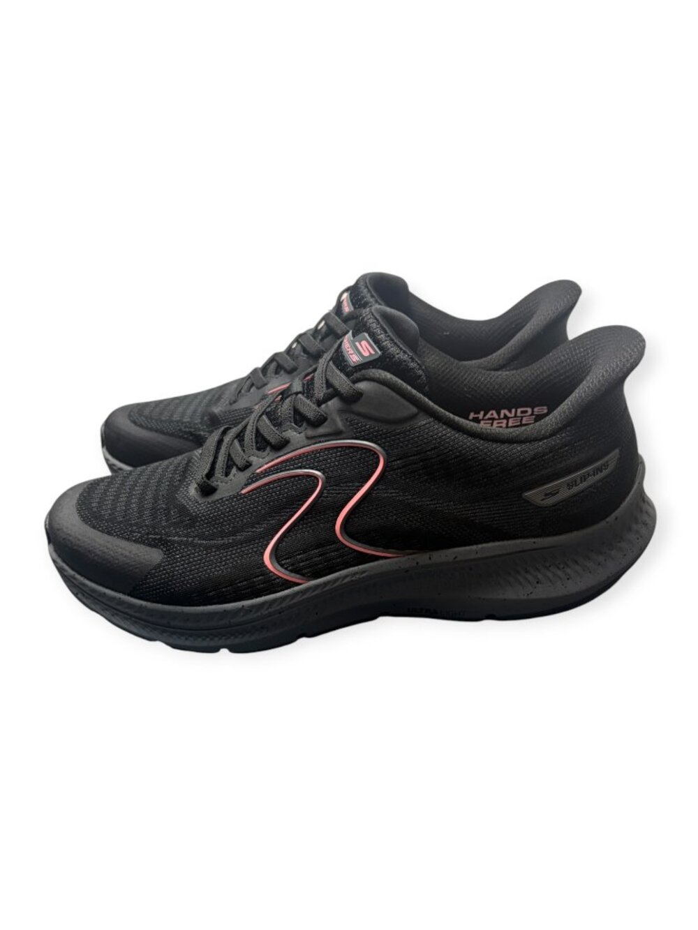Skechers Women's Size 10 Slip-ins GO Run consistent 2.0 Sneaker Black Pink Shoes